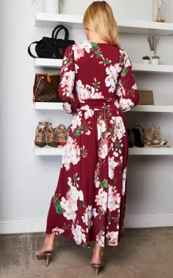 New π Jolie Moi Kamille Floral Long Sleeve π Dress, Dark Red π 9 New π Jolie Moi Kamille Floral Long Sleeve π Dress, Dark Red π -Alie Street Shop unnamed file 2863