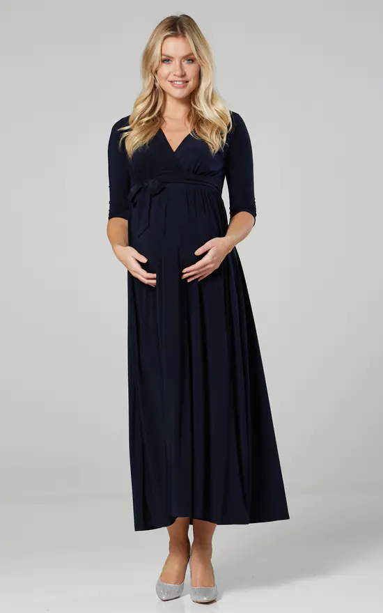Discount π Happy Mama Maternity Nursing Wedding Guest Maxi Navy π Dress π 5 Discount π Happy Mama Maternity Nursing Wedding Guest Maxi Navy π Dress π - Image 3