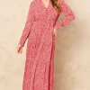 New π― Blue Vanilla Taylor Long Sleeve Tiered Maxi π Dress In Red π 2 New π― Blue Vanilla Taylor Long Sleeve Tiered Maxi π Dress In Red π -Alie Street Shop unnamed file 309