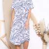 Hot Sale π LOES House Swirl Pattern Short Sleeve π Dress In White π 1 Hot Sale π LOES House Swirl Pattern Short Sleeve π Dress In White π -Alie Street Shop unnamed file 317