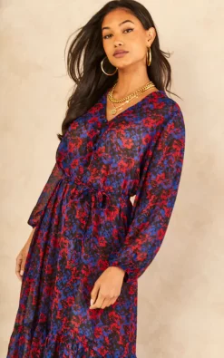 Cheapest βοΈ India Gray Red And Blue Floral Long Sleeve Tiered π Dress β€οΈ 7 Cheapest βοΈ India Gray Red And Blue Floral Long Sleeve Tiered π Dress β€οΈ -Alie Street Shop unnamed file 3175
