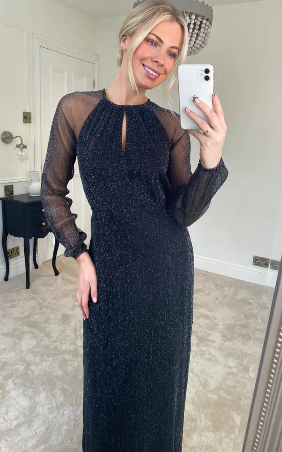 Coupon π APRICOT Black Mesh Raglan Maxi π Dress π 4 Coupon π APRICOT Black Mesh Raglan Maxi π Dress π - Image 2