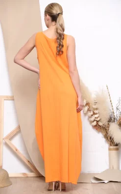 Deals 💯 Lucy Sparks Comfortable Maxi 👗 Dress. (Orange) ⭐ -Alie Street Shop unnamed file 330