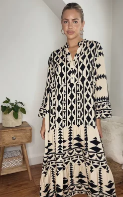 Hot Sale π₯° IKRUSH Rosie Button Down Printed Maxi π Dress In Black π 9 Hot Sale π₯° IKRUSH Rosie Button Down Printed Maxi π Dress In Black π -Alie Street Shop unnamed file 3306