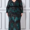 Cheapest β€οΈ Goddiva Plus Long Sleeve Sequin Evening Maxi In Green βοΈ 2 Cheapest β€οΈ Goddiva Plus Long Sleeve Sequin Evening Maxi In Green βοΈ -Alie Street Shop unnamed file 3322
