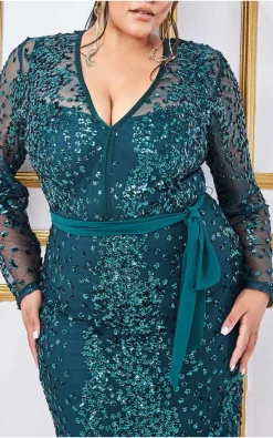 Best deal π€© Goddiva Plus Spread On Sequin Maxi π Dress In Emerald β€οΈ 8 Best deal π€© Goddiva Plus Spread On Sequin Maxi π Dress In Emerald β€οΈ -Alie Street Shop unnamed file 3328