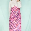 Hot Sale 🥰 RUBU Vintage 70s Pink/Purple Check Maxi 👗 Dress 😀 -Alie Street Shop unnamed file 3341