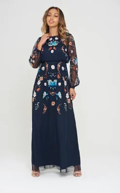 Buy 🎉 Frock & Frill Scilla Embroidered Maxi 👗 Dress 🛒 -Alie Street Shop unnamed file 3347
