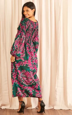 Hot Sale 👏 Blue Vanilla Smocked Elastic Front 👗 Dress 🤩 -Alie Street Shop unnamed file 3371