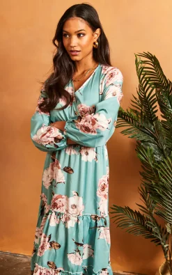 Promo π Bella And Blue V Neck Floral Long Sleeve π Dress In Green 𧨠8 Promo π Bella And Blue V Neck Floral Long Sleeve π Dress In Green 𧨠-Alie Street Shop unnamed file 3399
