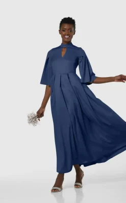 Best Pirce 🎉 Closet London Navy Blue Full 👗 Skirt 👗 Dress 👍 -Alie Street Shop unnamed file 3409