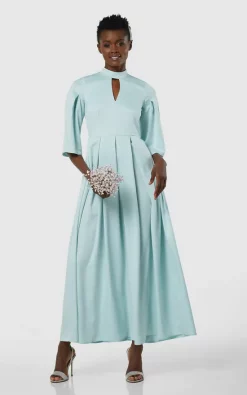 New π Closet London Pale Blue Full π Skirt π Dress π