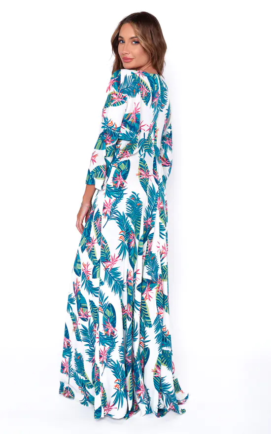 Discount β James Steward Stone Maxi π Dress In Tropical Print π― 5 Discount β James Steward Stone Maxi π Dress In Tropical Print π― - Image 3