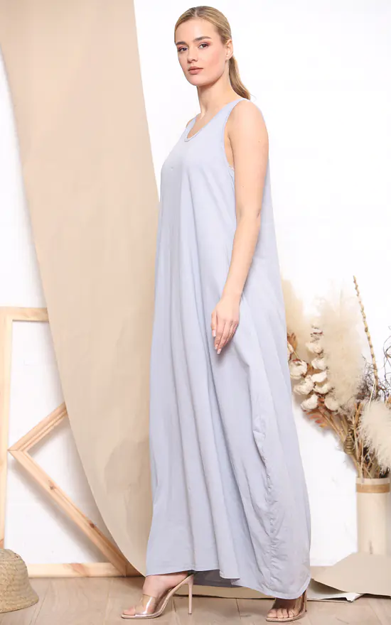 Best Pirce π Lucy Sparks Comfortable Maxi π Dress. (Grey) π 4 Best Pirce π Lucy Sparks Comfortable Maxi π Dress. (Grey) π - Image 2