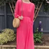 Best reviews of π CY Boutique Pleated Maxi π Dress With Long Sleeves In Salmon Pink π₯° 2 Best reviews of π CY Boutique Pleated Maxi π Dress With Long Sleeves In Salmon Pink π₯° -Alie Street Shop unnamed file 3595