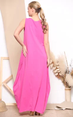 Discount ❤️ Lucy Sparks Comfortable Maxi 👗 Dress. (Fuchsia) 👍 -Alie Street Shop unnamed file 360