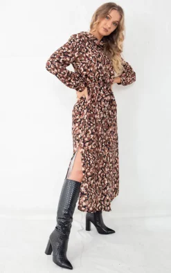 Outlet π Boutique Store Brown Printed Split Leg Maxi Belted π Shirt π Dress β 9 Outlet π Boutique Store Brown Printed Split Leg Maxi Belted π Shirt π Dress β -Alie Street Shop unnamed file 3600