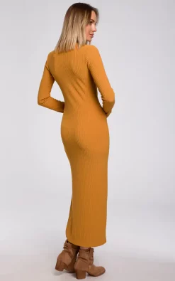 Flash Sale 🎉 MOE Maxi 👗 Dress With Slit In Yellow ✨ -Alie Street Shop unnamed file 3614