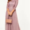 New 🎉 ANGELEYE Bridesmaid Embellished Sequin Maxi 👗 Dress In Lavender 🛒 -Alie Street Shop unnamed file 3624