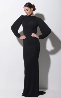 Promo π Honor Gold Stella Black Backless Maxi π Dress π