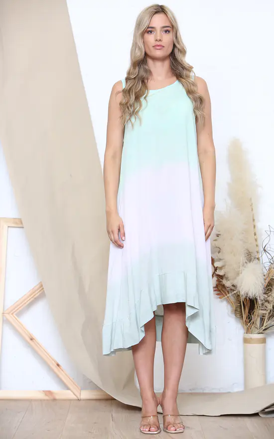 Budget π Lucy Sparks Mint Strap Shoulder Tie Dye π Dress π 6 Budget π Lucy Sparks Mint Strap Shoulder Tie Dye π Dress π - Image 4