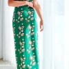 Outlet 🌟 Sophie Cameron Davies Green Floral Cotton Maxi 👗 Dress 🤩
