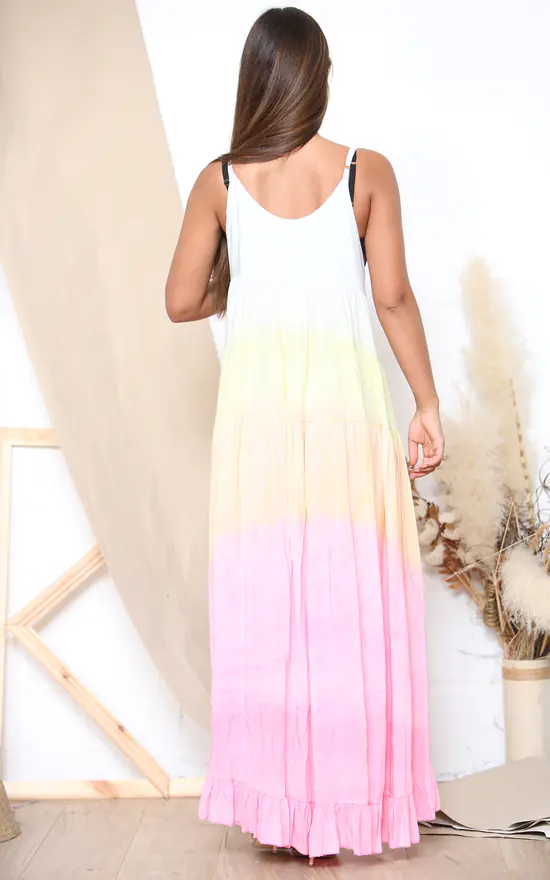 Wholesale π Lucy Sparks Mint Tie Dye Ruffled Maxi π Dress π 5 Wholesale π Lucy Sparks Mint Tie Dye Ruffled Maxi π Dress π - Image 3