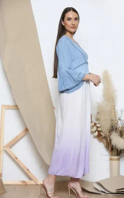 Best Sale 🧨 Lucy Sparks Blue Maxi 👗 Dress With Lace Trim 🛒 -Alie Street Shop unnamed file 594