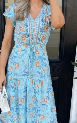 Budget β Miss Floral Blue Short Sleeve Boho Floral Maxi π Dress β€οΈ 9 Budget β Miss Floral Blue Short Sleeve Boho Floral Maxi π Dress β€οΈ -Alie Street Shop unnamed file 622