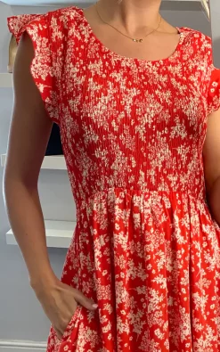 Deals π Izabel London Red Floral Smocked Bodice Maxi π Dress π 8 Deals π Izabel London Red Floral Smocked Bodice Maxi π Dress π -Alie Street Shop unnamed file 636