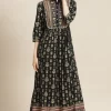 Deals 👍 Nesavaali Boho Black Printed Maxi 👗 Dress ⭐ -Alie Street Shop unnamed file 641