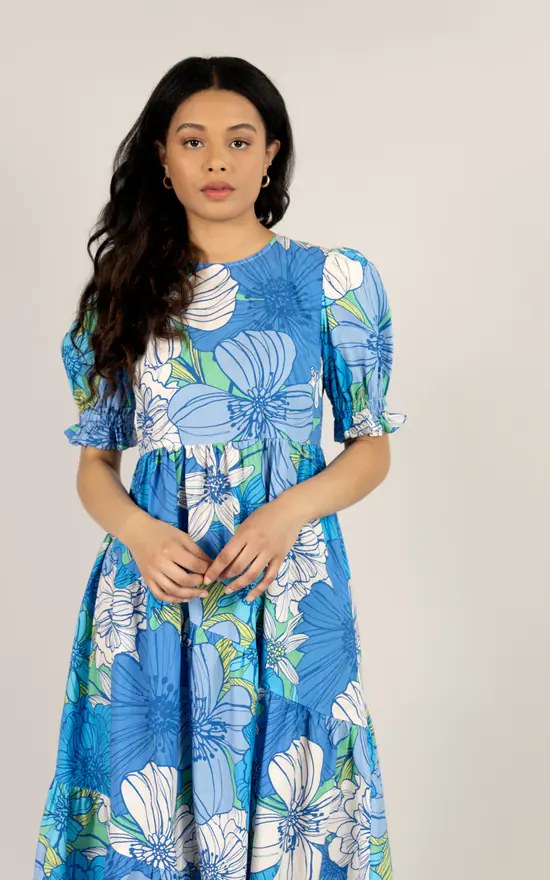 Best reviews of βοΈ Lavaand The Cecelia Organic Cotton Maxi π Dress In Blue Floral π€© 5 Best reviews of βοΈ Lavaand The Cecelia Organic Cotton Maxi π Dress In Blue Floral π€© - Image 3