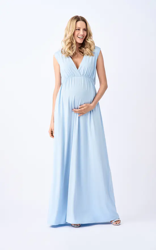 Hot Sale 𧨠AdΓ©lie Maternity Anna Maternity And Breastfeeding Maxi π Dress In Blue π― 3 Hot Sale 𧨠AdΓ©lie Maternity Anna Maternity And Breastfeeding Maxi π Dress In Blue π―