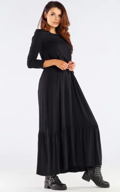 Discount π₯° AWAMA Maxi π Dress Tied At Waist In Black β 8 Discount π₯° AWAMA Maxi π Dress Tied At Waist In Black β -Alie Street Shop unnamed file 845