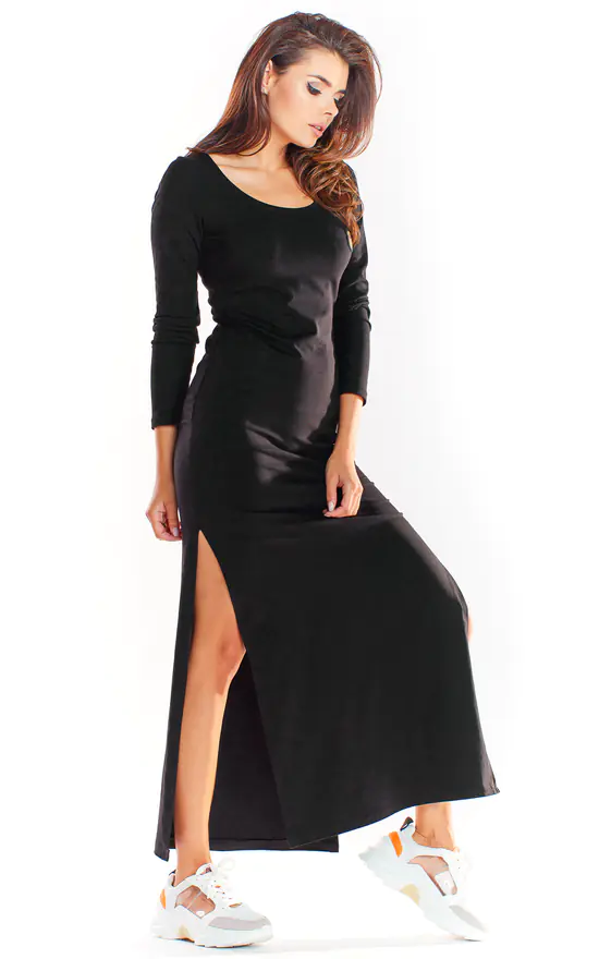 Brand new π AWAMA Maxi π Dress With Side Slits In Black β 4 Brand new π AWAMA Maxi π Dress With Side Slits In Black β - Image 2