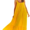 Cheapest ⌛ AWAMA Oversized Maxi ☀️ Summer 👗 Dress In Yellow 👍 -Alie Street Shop unnamed file 852