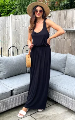 Coupon ✨ Aftershock London Sleeveless 🌞 Summer 👗 Dress In Black ❤️