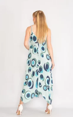 Best Pirce 🔥 LOES House Circle Pattern Handkerchief 👗 Dress In Mint 🧨 -Alie Street Shop unnamed file 905