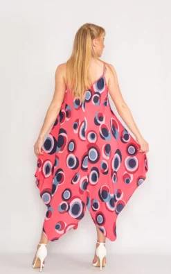 Deals ⌛ LOES House Circle Pattern Handkerchief 👗 Dress In Fuchsia ✔️ -Alie Street Shop unnamed file 917