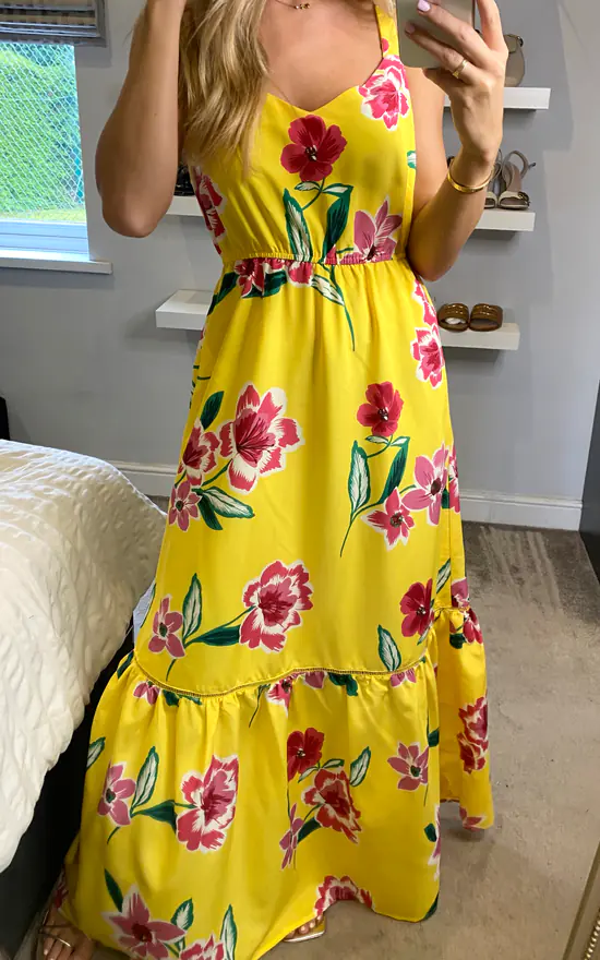 Best Sale β€οΈ Yumi Oversized Floral Maxi π Dress In Yellow π 5 Best Sale β€οΈ Yumi Oversized Floral Maxi π Dress In Yellow π - Image 3